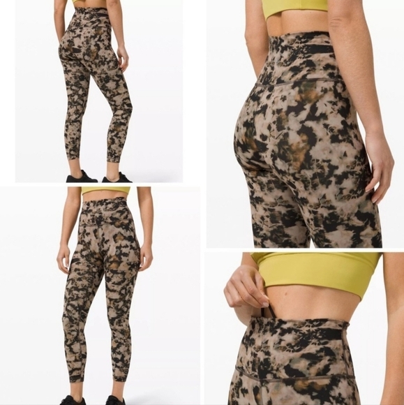 Lululemon hr wunder under dispersed tie dye leggings - Picture 2 of 9